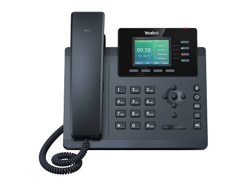 Yealink IP Phone Desktop PoE 2.4 Gigabit, Color Screen, USB & Wi-Fi T34W