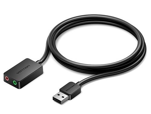 Vention AUDIO CONVERTER USB-A to 2x3.5mm 1.0m Cable CDYBF