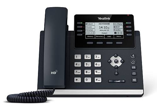 Yealink IP Phone Desktop PoE 3.7 Gigabit, USB & Expansion T43U