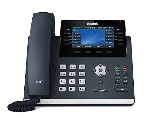 Yealink IP Phone Desktop PoE 4.3 Gigabit, USB, Expansion, Color Screen T46U