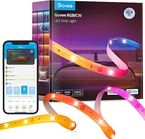 Govee RGBIC Basic Wi-Fi + Bluetooth LED Strip 5m H618A