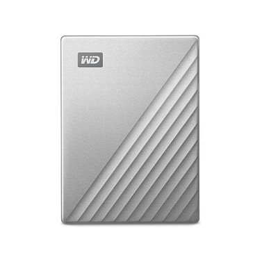 2.5 WD My Passport Ultra Mac 4TB Silver USB-C/USB3.0 HDD 6.4cm 2.5Zoll Metal finish RTL portable extern