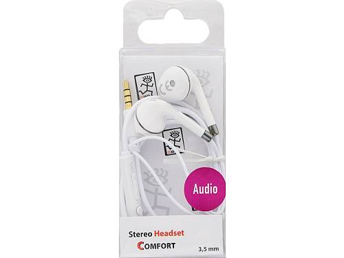 2GO In-Ear Stereo-Headset Comfort - weiß/anthrazit