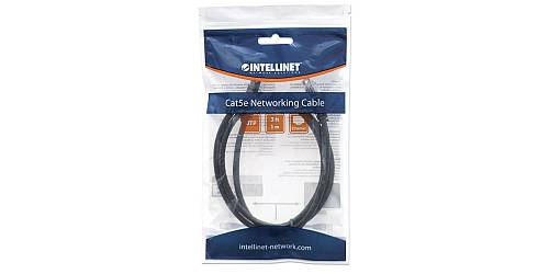 1m RJ45 Cat5e UTP Cable Black