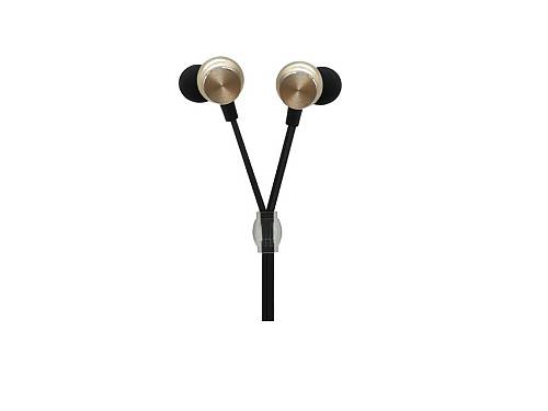 2GO In-Ear Stereo-Headset Luxury Zipper-Style  gold