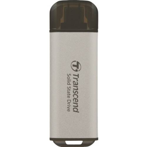 TRANSCEND ESD300S 512GB External SSD USB 10Gbps Type C Silver