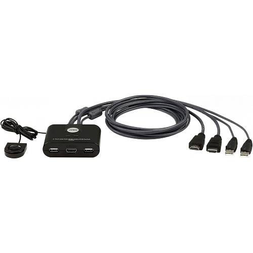 ATEN CS22HF USB FHD HDMI Kabel Switch 2-Port