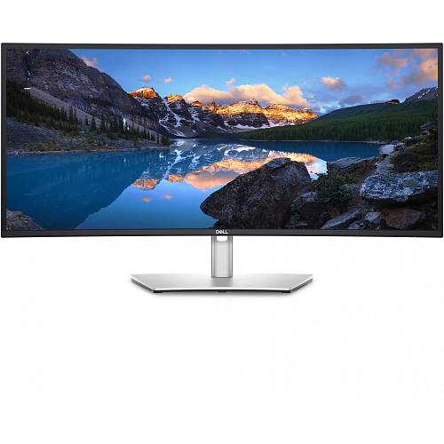 86.7cm/34.14 (3440x1440) Dell U3423WE Curved 21:9 5ms 60Hz IPS HDMI DisplayPort USB-C VESA Pivot WQHD Speaker Platinum Silver