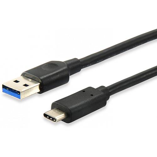 Equip Kabel USB-A 3.2 -> C St/St 0.50m 3A/20V sw