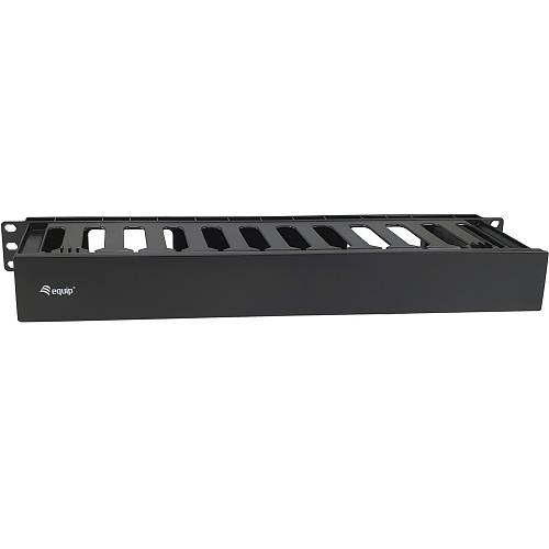 Equip 19 Kabelmanagement Panel abnehmbare Heckplatte sw