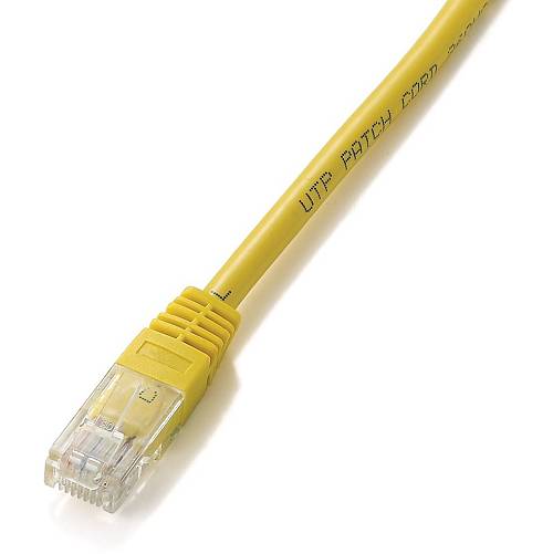 Equip Patchkabel Cat5e U/UTP 2xRJ45 3.00m gelb Polybeutel