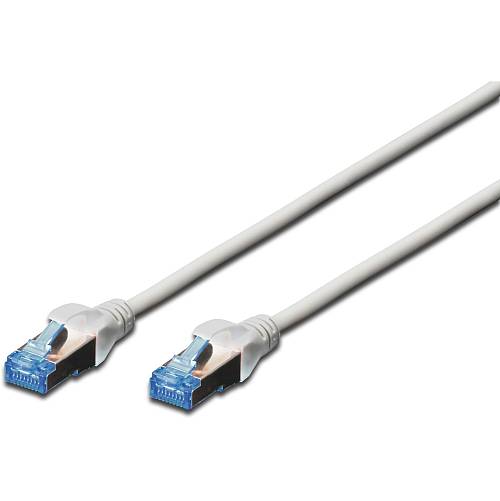 DIGITUS Patchkabel Cat5e SF/UTP Ste. RJ45 0.50m grau Polybeutel
