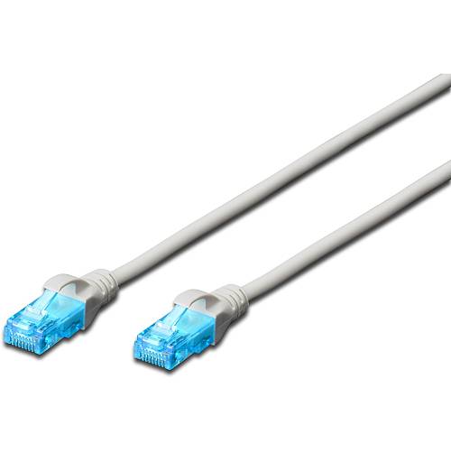 DIGITUS Patchkabel RJ45 U/UTP Cat5e 20.00m grau