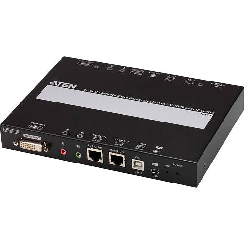 ATEN CN9600 1-Local-Remote Share Access Einzelport DVI KVM over IP Switch