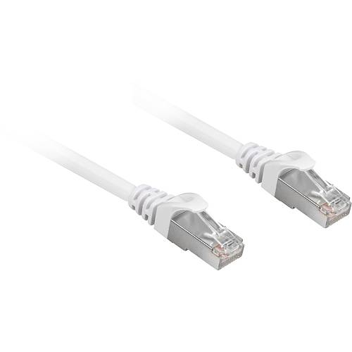 Sharkoon Patchkabel RJ45 Cat.6a SFTP (wei. 15 Meter. LSOH (Halogenfrei))