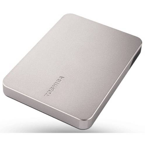 Toshiba Storage Canvio Flex 1TB. Externe Festplatte (hellsilver. USB-C / USB-A)