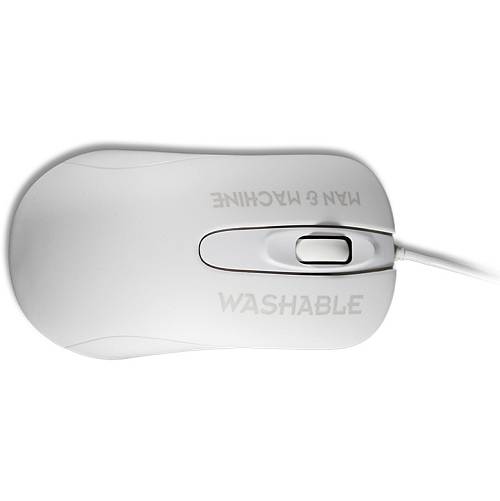 MAN&MACHINE Mouse C washable DE 1000dpi.USB.2Tasten+Scroll.white.DE
