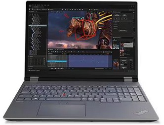 Lenovo Notebook Thinkpad P16 G2, Intel I7-14700hx, 2.1-5.5ghz/33mb, 20C, 32GB, 1TB, Nvidia Rtx 1000 Ada 6GB GDDR6, 16 Wqxga 2560x1600 Ips 500NITS Ag, WIFI6E, BT, Usb-a, Usb-c, USB4, Hdmi, Win 11 Pro, 3YW, Storm Grey/villi Black