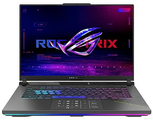 Asus Notebook Rog Strix G16, G614pm-rv015w, Amd Ryzen 9 8940HX 2.4-5.3ghz/80mb, 16C, 32GB, 1TB SSD M.2 Nvme Pcie4, Nvidia Rtx 5060 8GB, 16 Wuxga 1920x1200 165hz 300NITS, 4Z Rgb Kb, WIFI6E, BT, Lan, Usb-c, Usb-a, Hdmi, Win 11 Home, 2YW, Grey