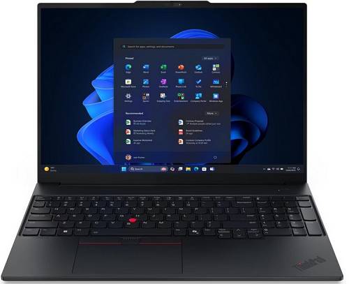 Lenovo Notebook Thinkpad E16 G3, Intel Ultra 7 255H, 2-5.1ghz/24mb, 16C, Ai 13TOPS, 32GB, 1TB SSD, Intel Arc 140T, 16 Wuxga 1920x1200 Ips 300NITS Ag 60hz, WIFI6E, BT, Lan, Usb-a, Usb-c, USB4, Hdmi, Dos, 3YW, Black