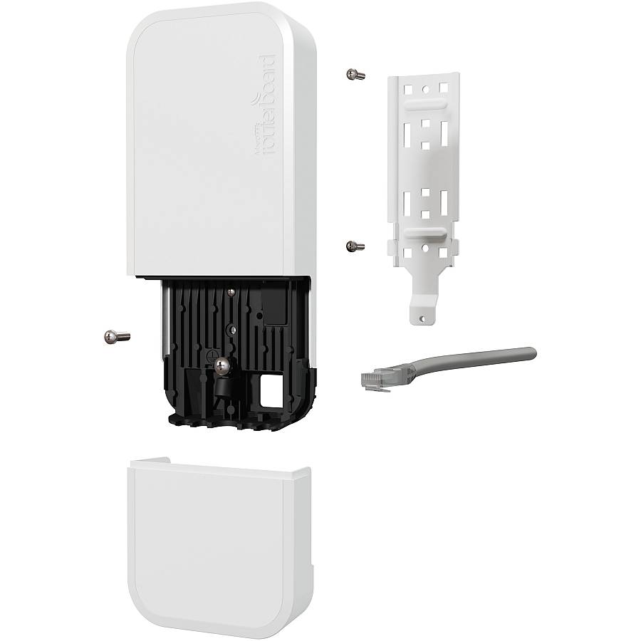 MikroTik AX Access Point. wAPG-5HaxD2HaxD. wAP ax. 2.4/5 GHz. Gigabit. outdoor. white