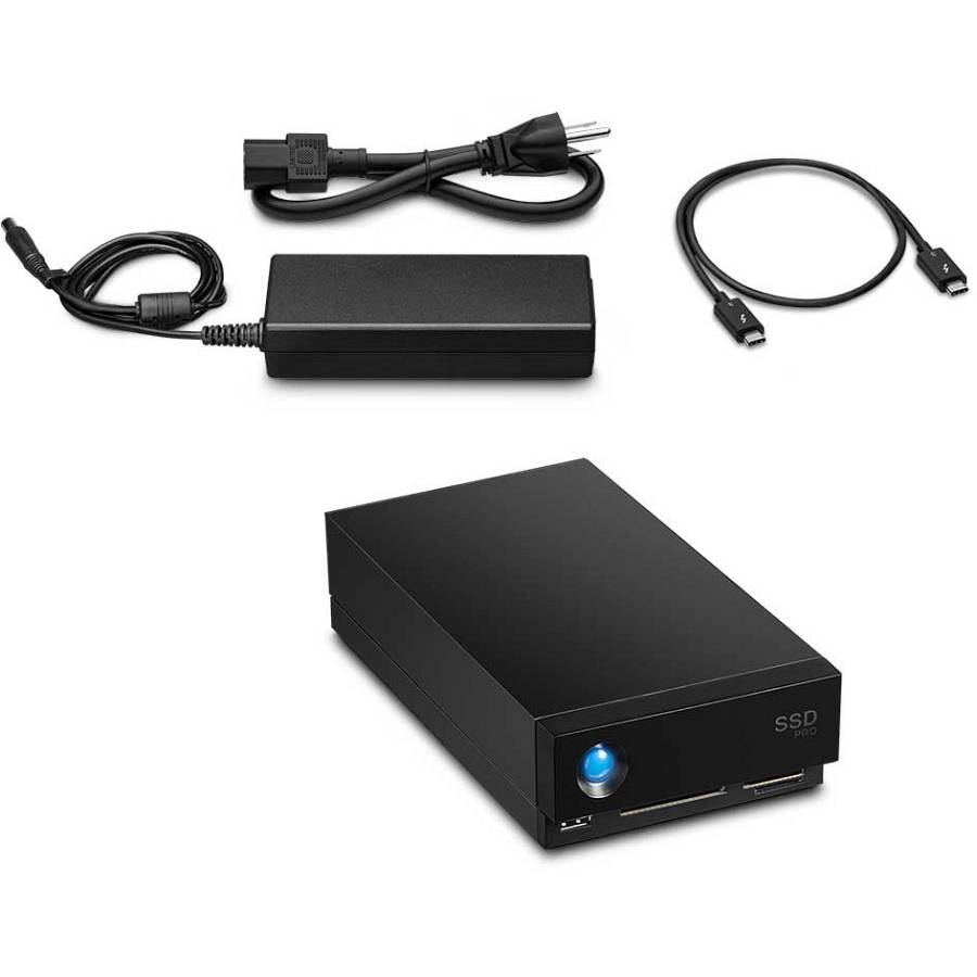 LACIE 1big Dock SSD Pro 4TB Thunderbolt 3 USB 3.1 8.9cm 3.5Zoll fuer MAC & PC - grau