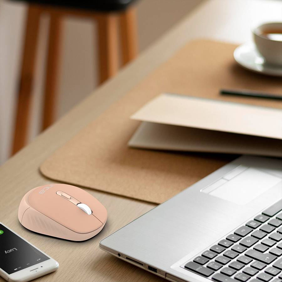 INCA Maus IWM-243RH 1600 DPI.CANDY DESIGN Creme. 2.4GHz