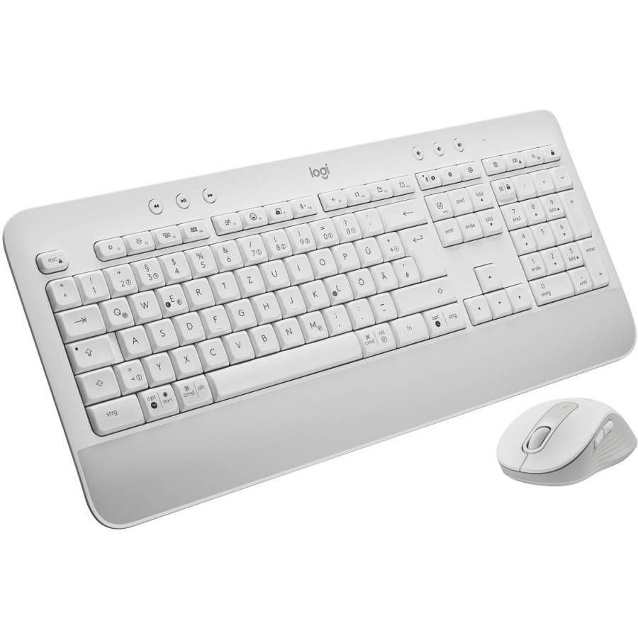 Logitech Desktop MK650 Signature BOLT [DE] white BT Mouse: Signature M650 for Busi. (400â€“4000 DPI)