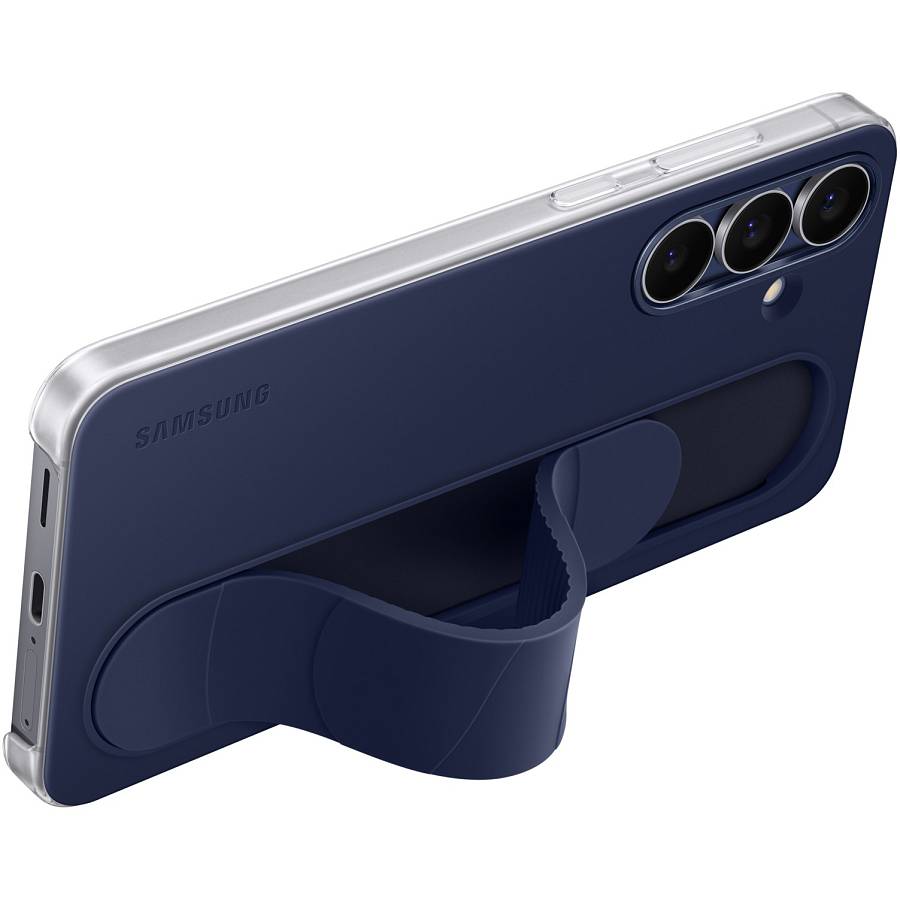Samsung Standing Grip Cover fr Galaxy S25 FE. Dark Blue