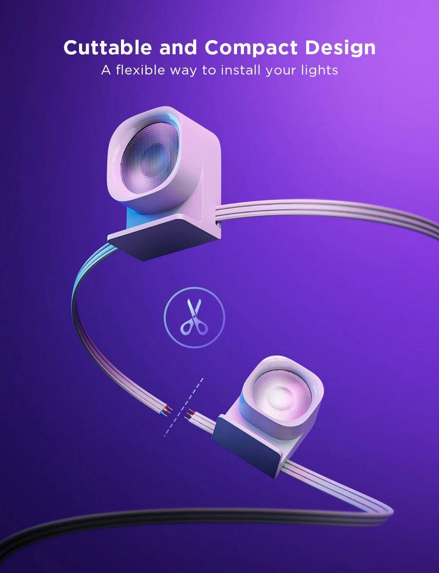 Govee LED Light String Downlights RGBIC 3m