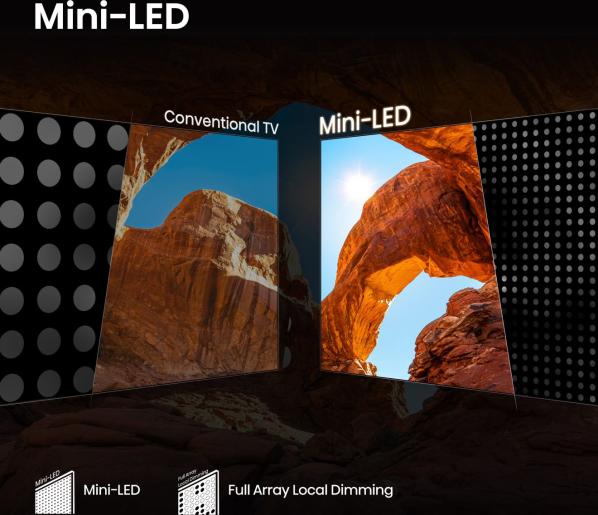 Hisense 85U7Q 85 4K Smart QLED MINI LED 144hz TV