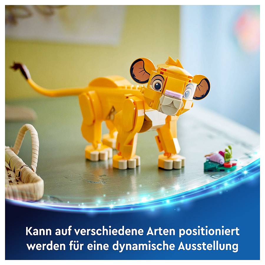 LEGO Disney Classic Simba. das Löwenjunge des Königs 43243