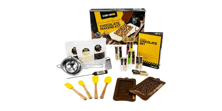 DIBYS SET ZUM SELBERMACHEN VON SCHOKOLADE MHD 11/2026